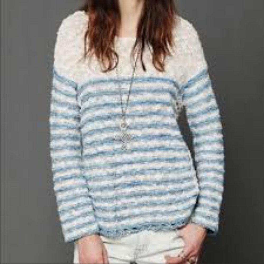 Free People Crochet Sweater